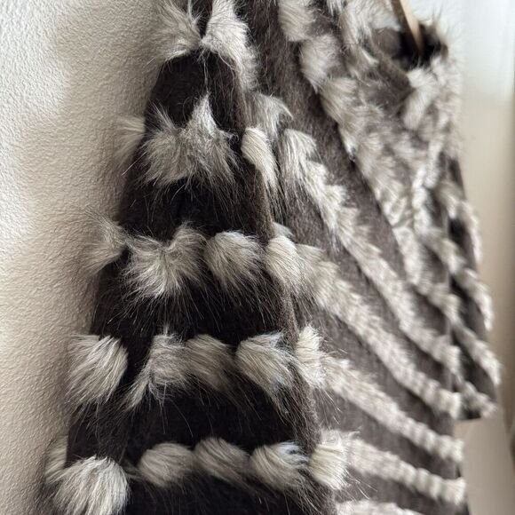 INC International Concepts Sweater Womens Large Brown Goblin Gremlin Dark Fairy - Picture 7 of 13